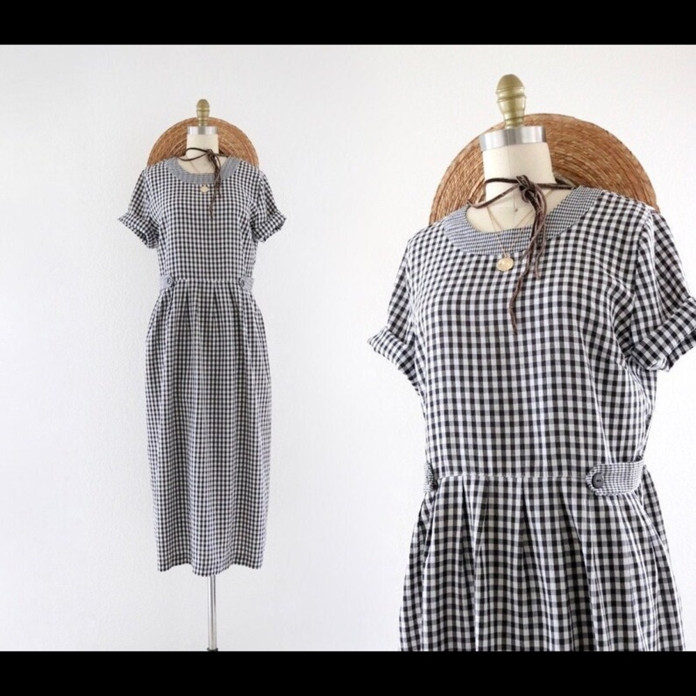 Gingham Market Day Dress